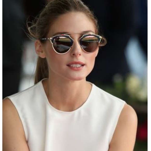 Dior So Real Brow Bar Aviator Sunglasses Rose #1 - Picture 2 of 16